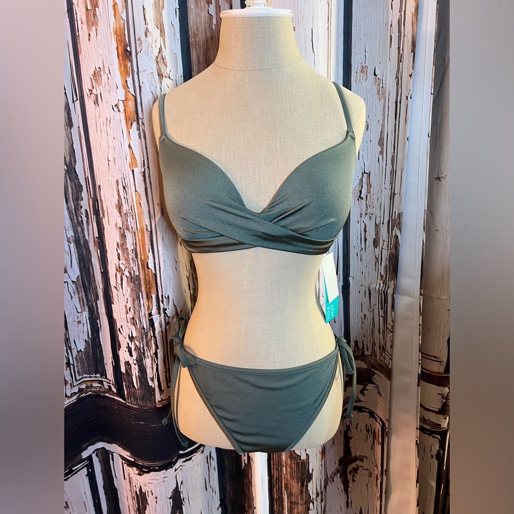 H&M Olive Green swimsuit